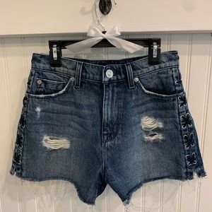 Hudson Sade Lace Up Cut Off Short